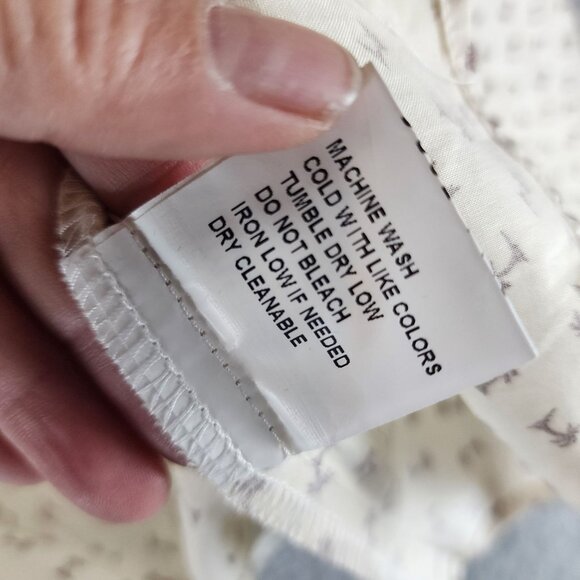 Project Red Mens Large Cream Long Sleeve Button Up *NWT* - Picture 6 of 11